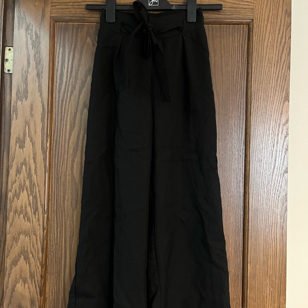 Wide leg dress pants